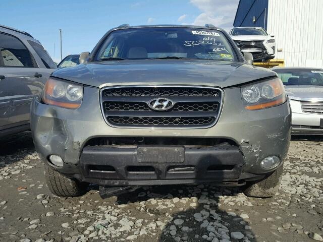 5NMSH73E89H234174 - 2009 HYUNDAI SANTA FE S GRAY photo 9