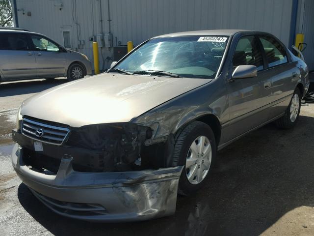 4T1BG22K21U018231 - 2001 TOYOTA CAMRY CE GRAY photo 2