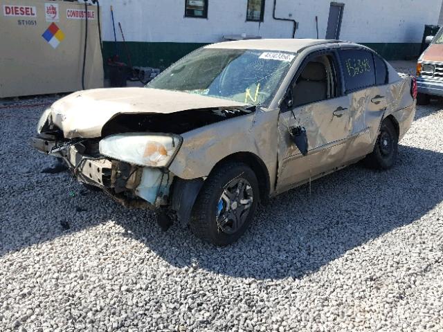 1G1ZS58F97F238064 - 2007 CHEVROLET MALIBU LS ოქროსფერი ფოტო 2