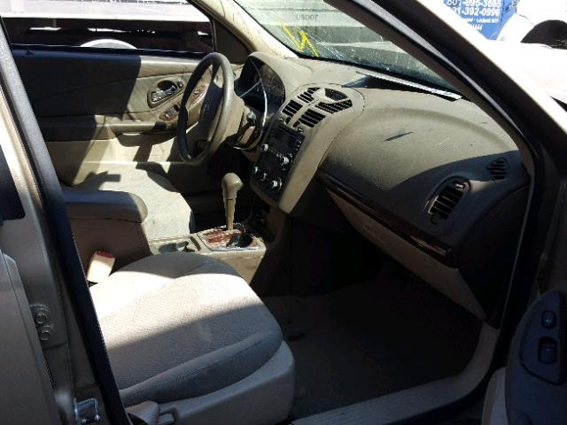 1G1ZS58F97F238064 - 2007 CHEVROLET MALIBU LS ოქროსფერი ფოტო 5