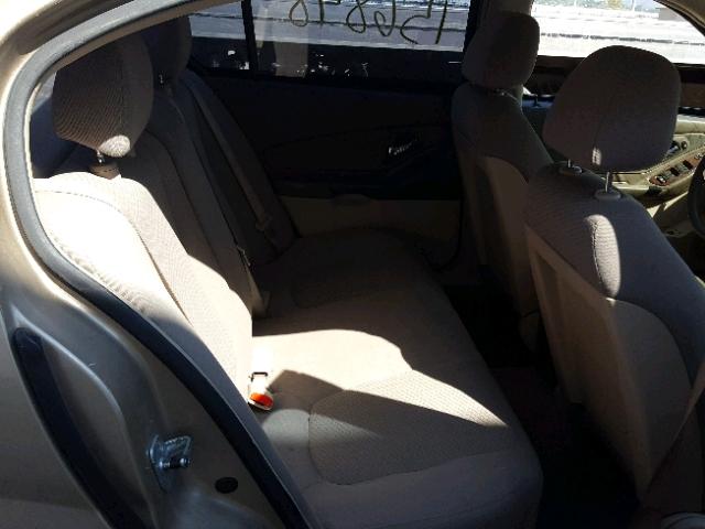 1G1ZS58F97F238064 - 2007 CHEVROLET MALIBU LS ოქროსფერი ფოტო 6