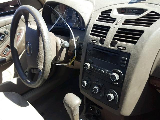 1G1ZS58F97F238064 - 2007 CHEVROLET MALIBU LS ოქროსფერი ფოტო 9