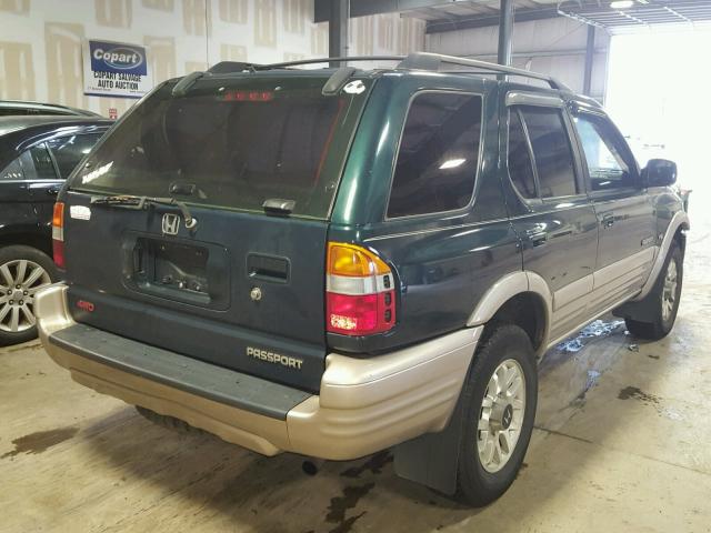 4S6DM58W824405453 - 2002 HONDA PASSPORT E GREEN photo 4