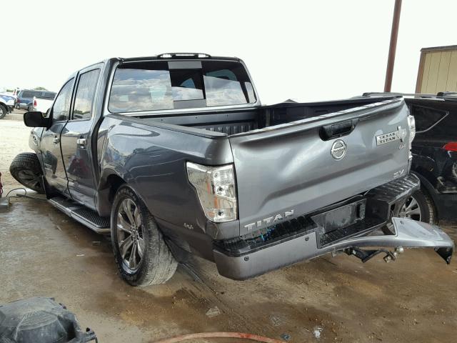 1N6AA1E61HN531482 - 2017 NISSAN TITAN SV GRAY photo 3