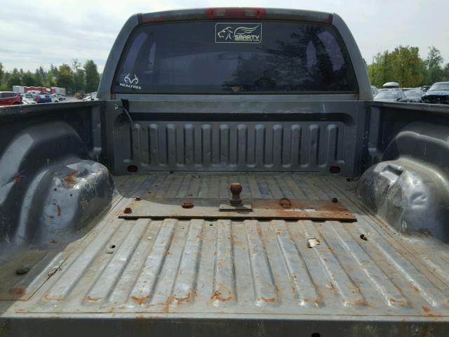 1D7KS28C76J188781 - 2006 DODGE RAM 2500 S GRAY photo 9