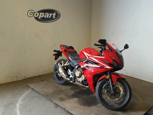 MLHPC4465H5400076 - 2017 HONDA CBR500 R RED photo 1