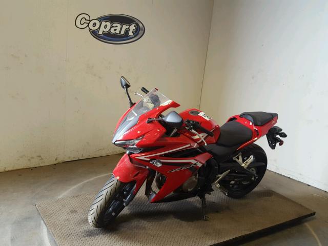 MLHPC4465H5400076 - 2017 HONDA CBR500 R RED photo 2