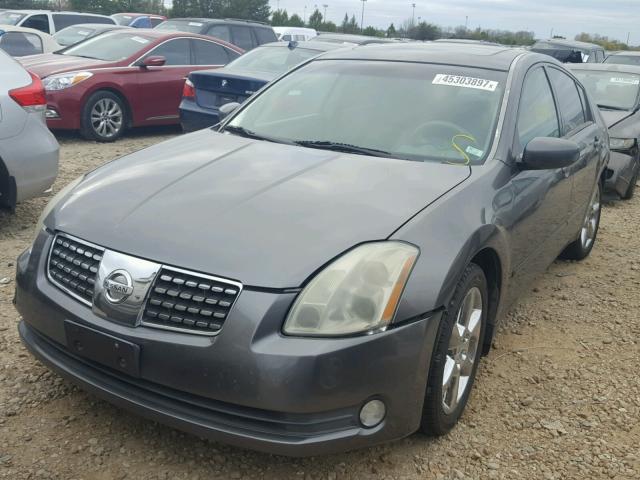 1N4BA41E44C926340 - 2004 NISSAN MAXIMA SE GRAY photo 2