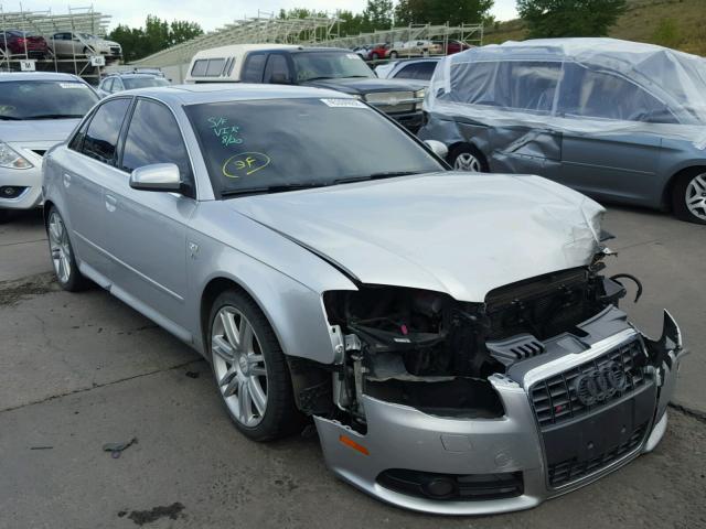 WAUGL78E67A033004 - 2007 AUDI NEW S4 QUA SILVER photo 1