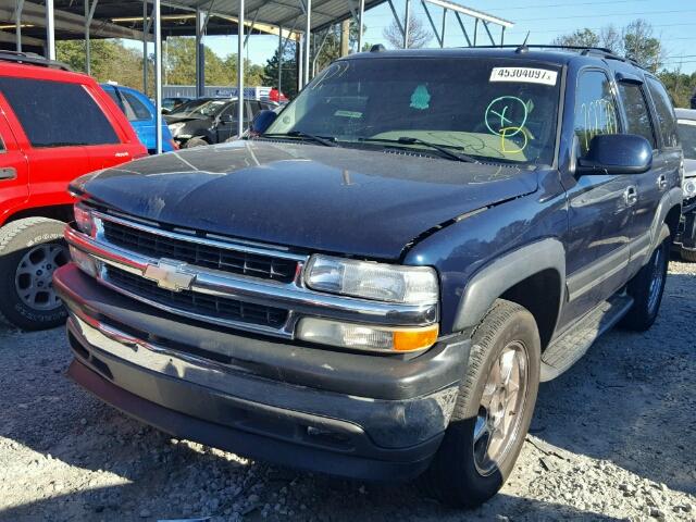 1GNEC13T75R274279 - 2005 CHEVROLET TAHOE C150 BLUE photo 2