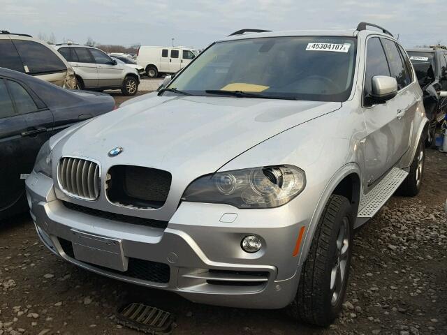 4USFE83547LZ37406 - 2007 BMW X5 4.8I SILVER photo 2