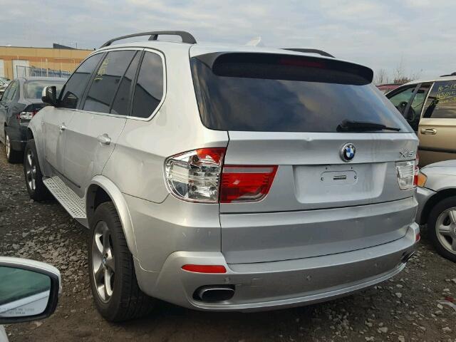 4USFE83547LZ37406 - 2007 BMW X5 4.8I SILVER photo 3