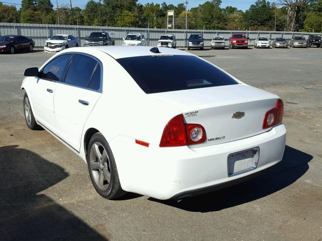 1G1ZC5EU2CF254522 - 2012 CHEVROLET MALIBU 1LT 白色 照片 3