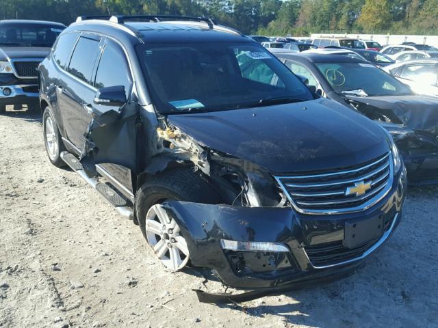 1GNKRHKD9EJ351527 - 2014 CHEVROLET TRAVERSE L BLACK photo 1