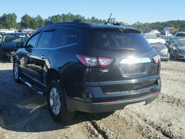 1GNKRHKD9EJ351527 - 2014 CHEVROLET TRAVERSE L BLACK photo 3