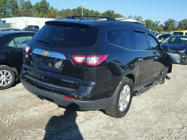 1GNKRHKD9EJ351527 - 2014 CHEVROLET TRAVERSE L BLACK photo 4