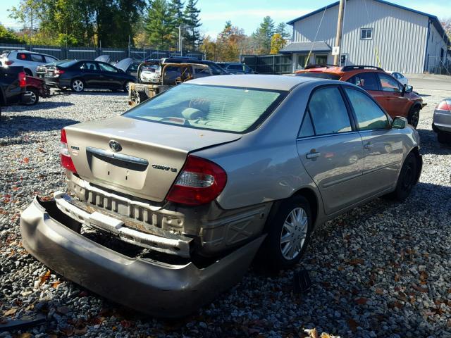 4T1BE32K84U818385 - 2004 TOYOTA CAMRY LE GOLD photo 4