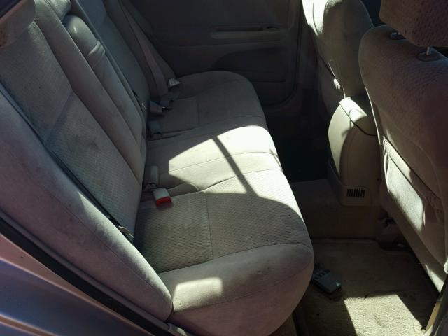 4T1BE32K84U818385 - 2004 TOYOTA CAMRY LE ოქროსფერი ფოტო 6