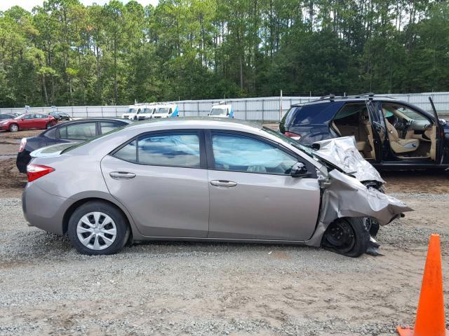 2T1BPRHE7GC484001 - 2016 TOYOTA COROLLA EC 银色 照片 9