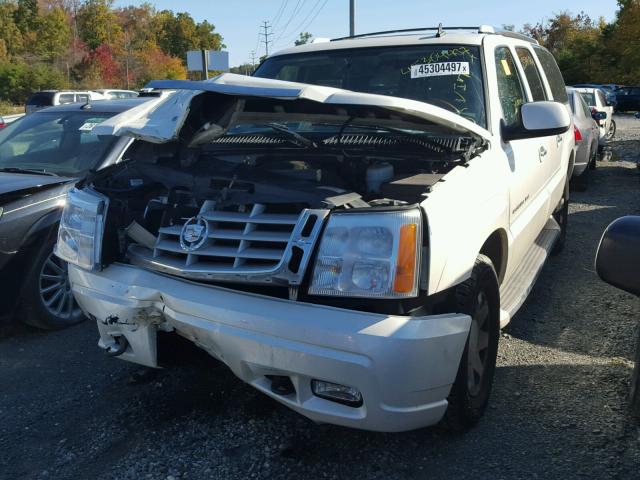 3GYFK66N26G182325 - 2006 CADILLAC ESCALADE E WHITE photo 2