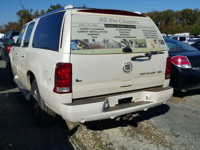 3GYFK66N26G182325 - 2006 CADILLAC ESCALADE E WHITE photo 3