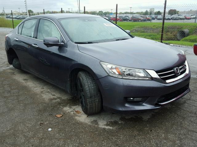 1HGCR3F92EA001504 - 2014 HONDA ACCORD TOU GRAY photo 1