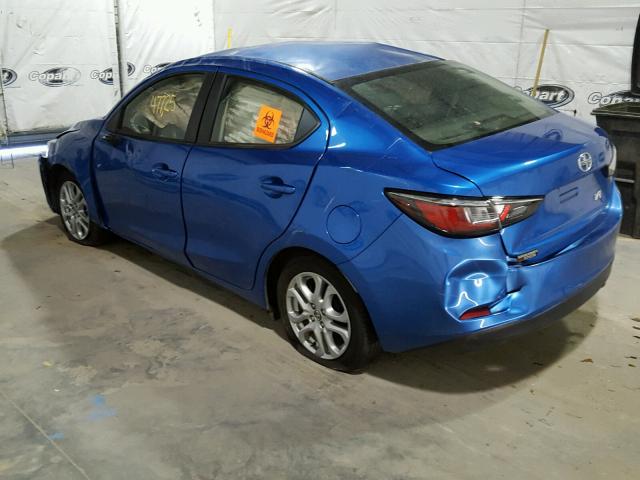 3MYDLBZV0GY129456 - 2016 TOYOTA SCION IA BLUE photo 3