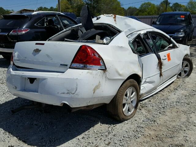 2G1WF5E36D1176059 - 2013 CHEVROLET IMPALA LS WHITE photo 4