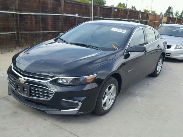 1G1ZB5ST4HF182373 - 2017 CHEVROLET MALIBU LS შავი ფოტო 2