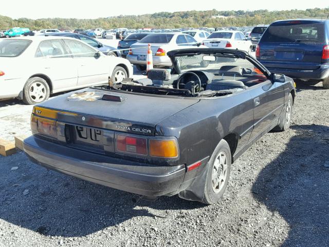 JT5ST62KXH7148155 - 1987 TOYOTA CELICA GT BLACK photo 4