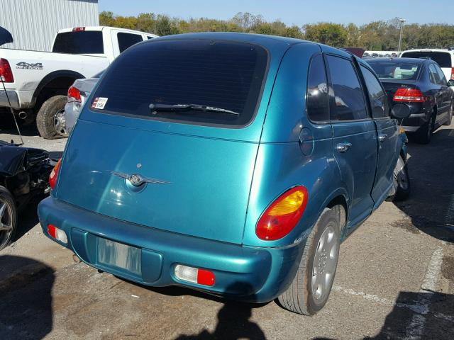 3C4FY48B14T238836 - 2004 CHRYSLER PT CRUISER TEAL photo 4