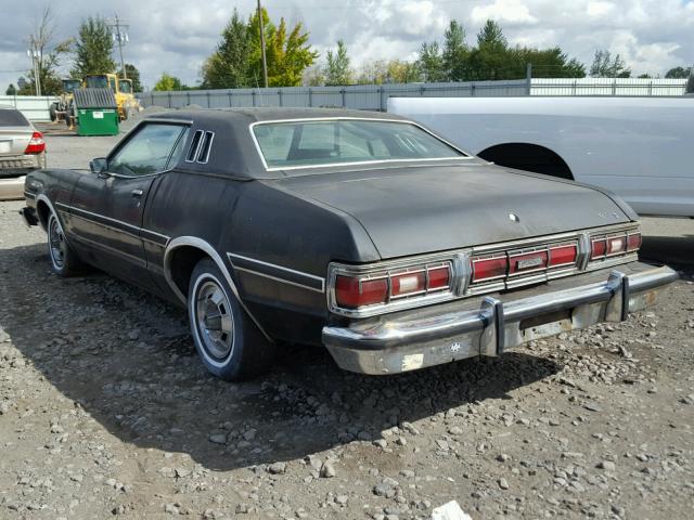 AG21H186231 - 1974 FORD GRNDTORINO BLACK photo 3