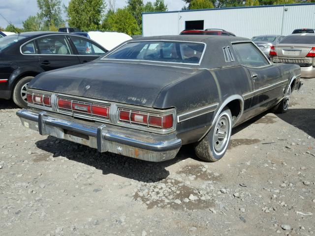 AG21H186231 - 1974 FORD GRNDTORINO BLACK photo 4