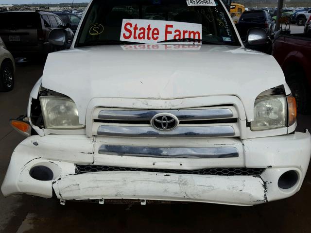 5TBRN34163S398824 - 2003 TOYOTA TUNDRA WHITE photo 9