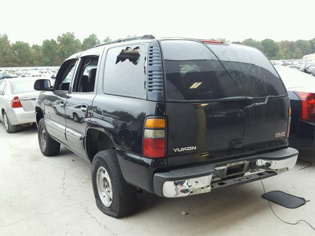 1GKEK13V34J219388 - 2004 GMC YUKON BLACK photo 3