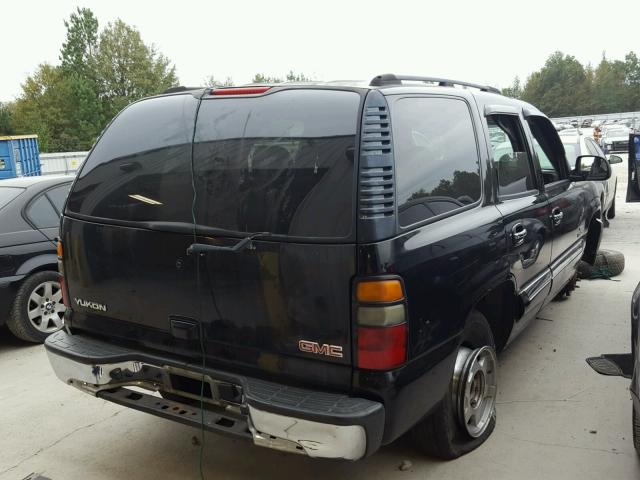 1GKEK13V34J219388 - 2004 GMC YUKON BLACK photo 4