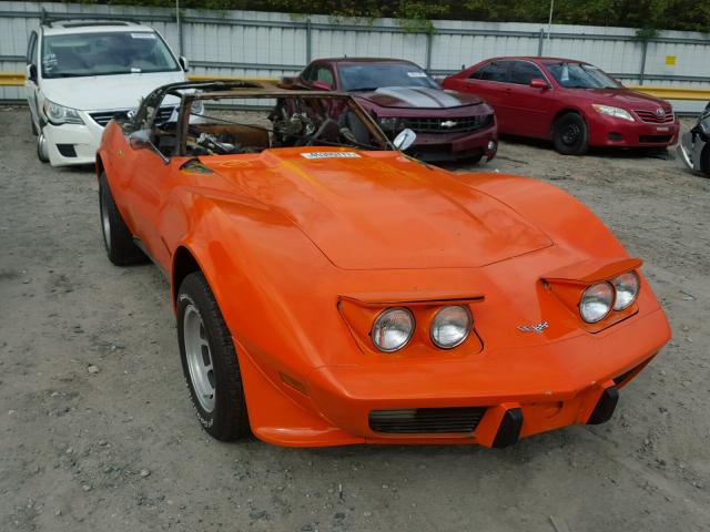 1Z37L7S406000 - 1977 CHEVROLET CORVETTE ORANGE photo 1