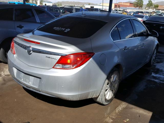 2G4GS5ER8D9218658 - 2013 BUICK REGAL PREM SILVER photo 4