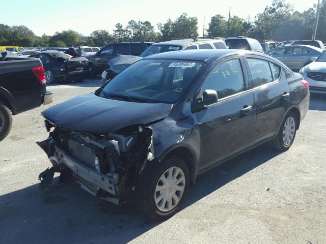 3N1CN7AP0CL861241 - 2012 NISSAN VERSA S BLACK photo 2