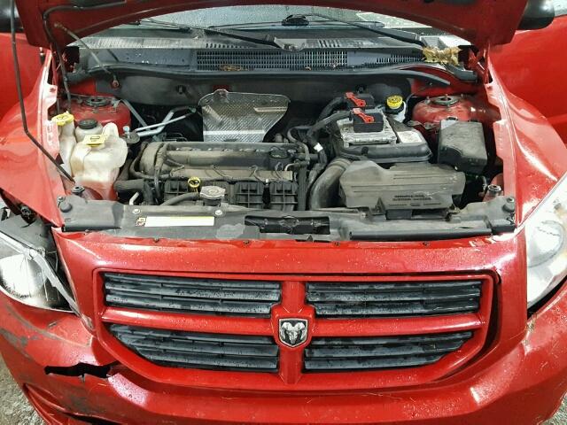 1B3CB1HA5BD147681 - 2011 DODGE CALIBER RED photo 7