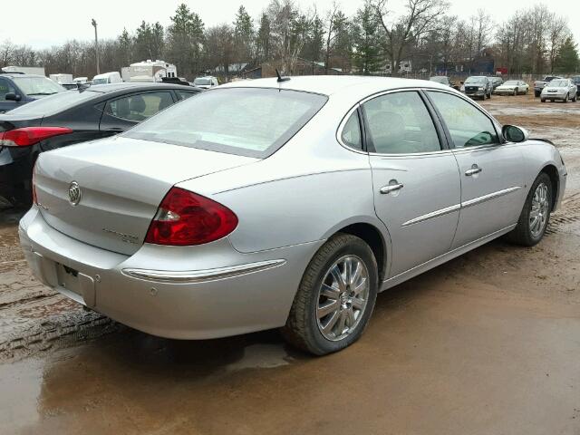 2G4WD582X91247265 - 2009 BUICK LACROSSE C SILVER photo 4