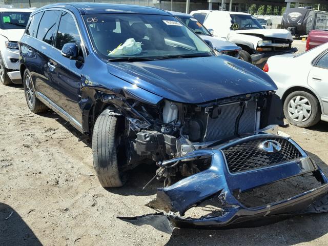 5N1DL0MN3HC525283 - 2017 INFINITI QX60 BLUE photo 1