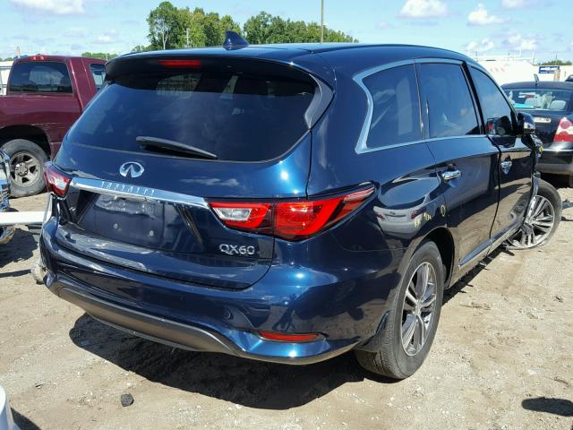 5N1DL0MN3HC525283 - 2017 INFINITI QX60 BLUE photo 4