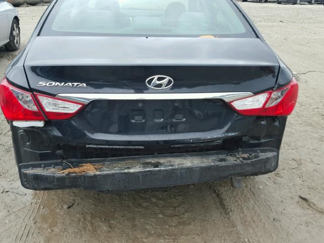 5NPEB4AC0DH615902 - 2013 HYUNDAI SONATA GLS BLACK photo 9