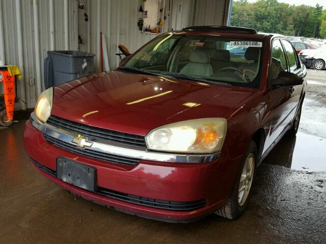 1G1ZT54814F184632 - 2004 CHEVROLET MALIBU LS RED photo 2