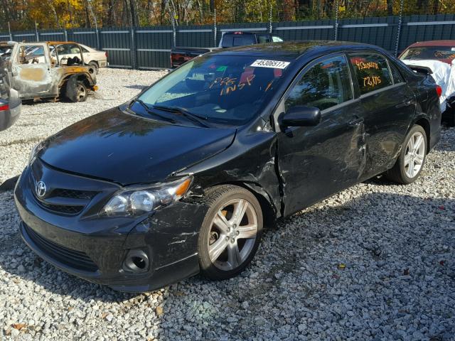 2T1BU4EE6DC016983 - 2013 TOYOTA COROLLA BA CHARCOAL photo 2