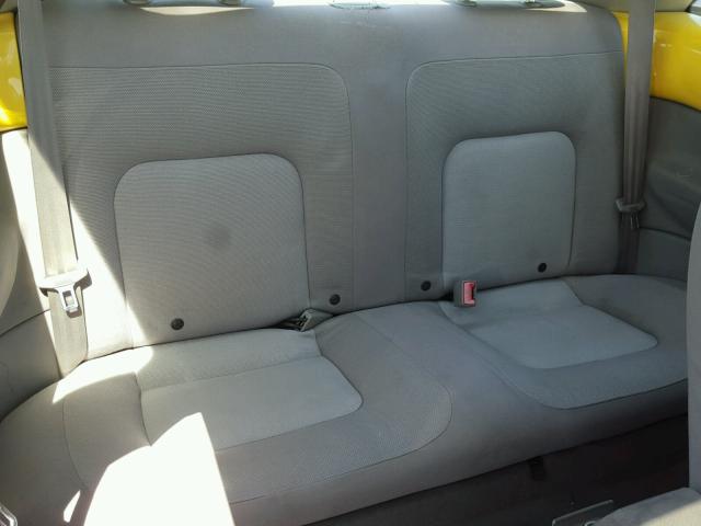 3VWCK31CX4M422987 - 2004 VOLKSWAGEN NEW BEETLE 黄色 照片 6