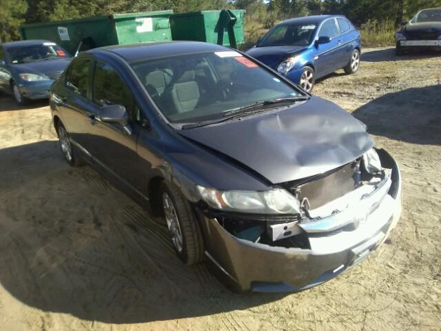 2HGFA1F59AH575633 - 2010 HONDA CIVIC LX GRAY photo 1