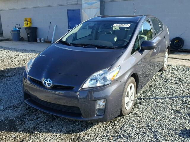 JTDKN3DU4A1120081 - 2010 TOYOTA PRIUS CHARCOAL photo 2