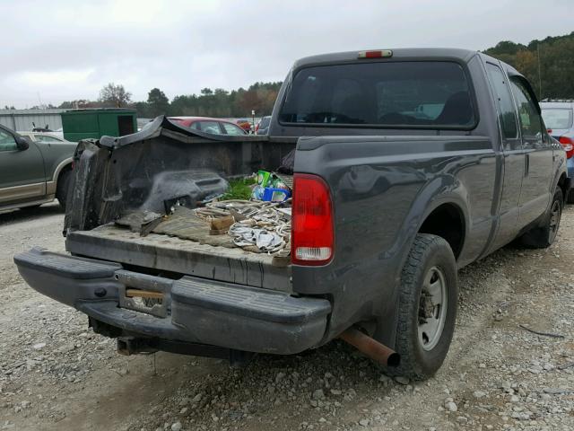 1FTNX20545ED06525 - 2005 FORD F250 GRAY photo 4